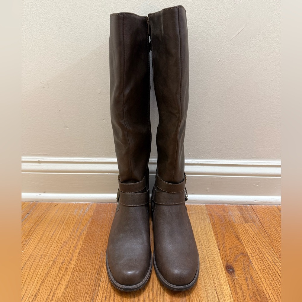 JustFab Brown Knee-High Boots